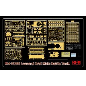 RYE FIELD MODEL kit: 1/35 Leopard 2A6 Main Battle Tank with Workable Track Links (without interior)