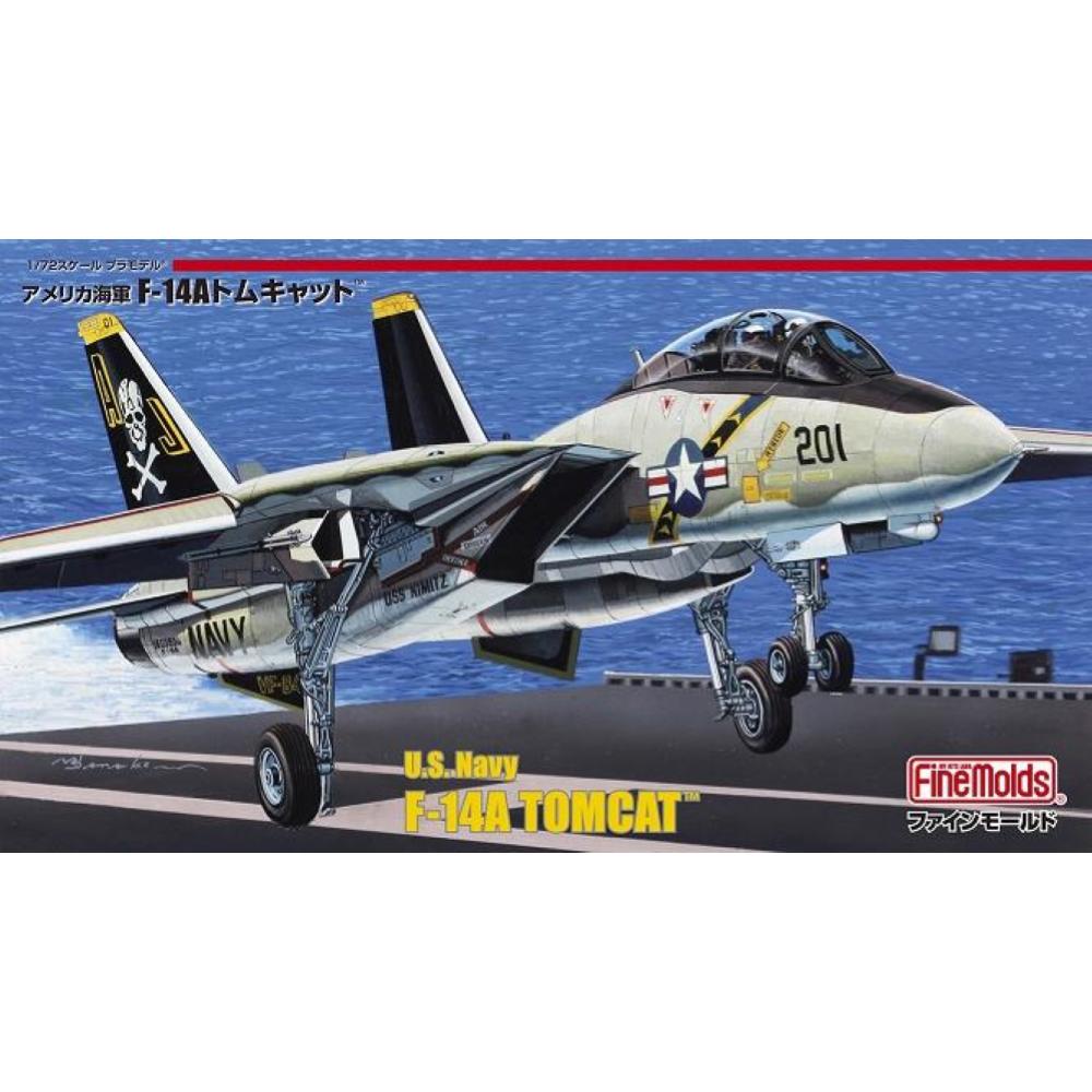 Fine Molds: 1/72; US Navy F-14A Fighter Aircraft (Tomcat)