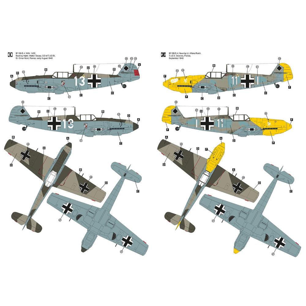 Hobby 2000: 1:32 Messerschmitt Bf-109 E-4
