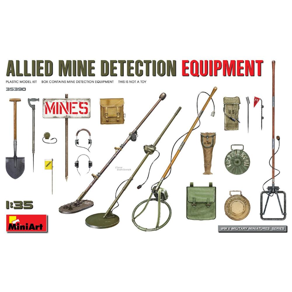 MINIART: 1/35 Allied Mine Detection Equipment
