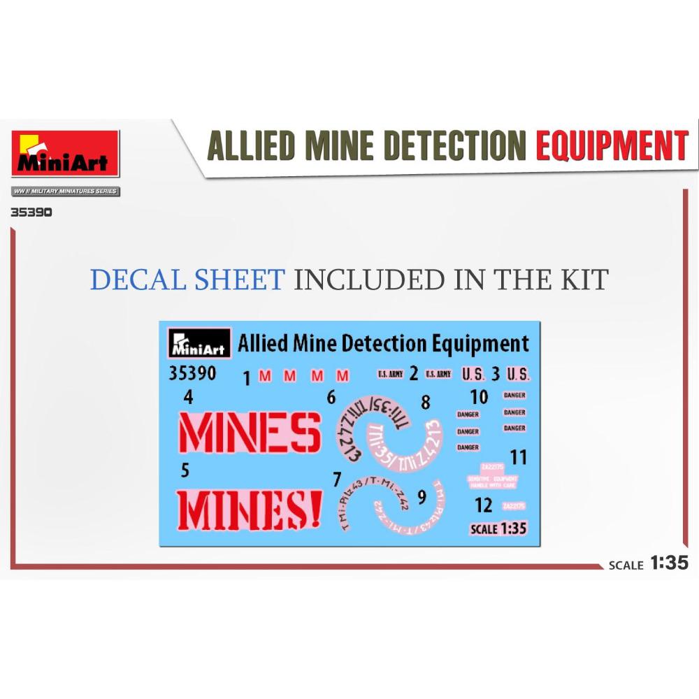 MINIART: 1/35 Allied Mine Detection Equipment