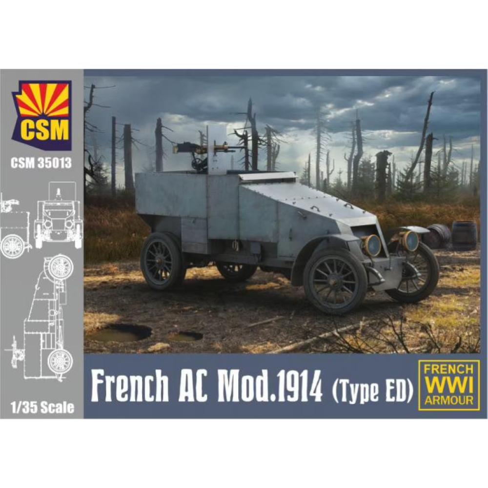 Copper State Models: 1/35; French AC Model 1914 (ED)