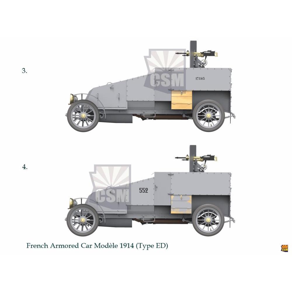 Copper State Models: 1/35; French AC Model 1914 (ED)
