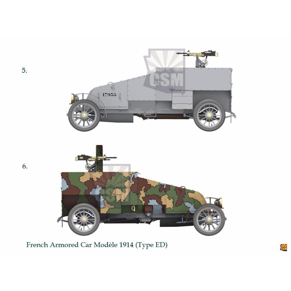 Copper State Models: 1/35; French AC Model 1914 (ED)