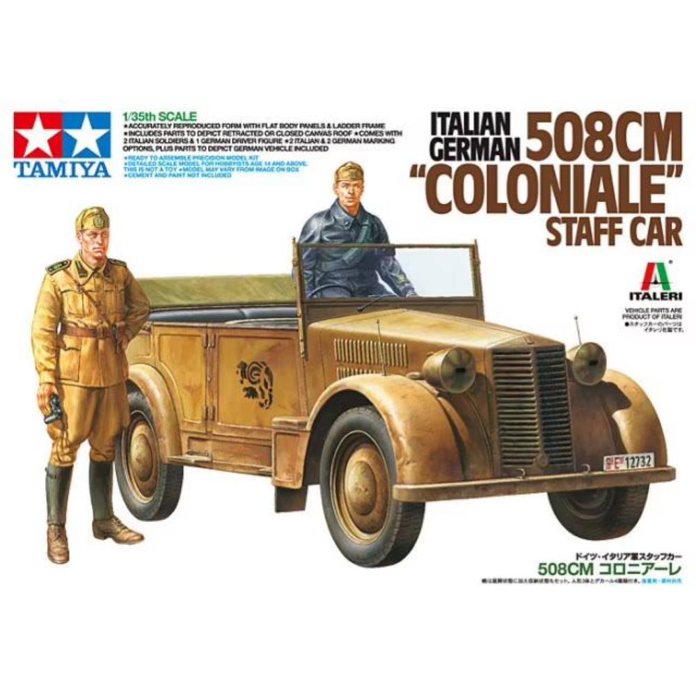 TAMIYA: 1/35; Italian/German 508CM "Coloniale" Staff Car