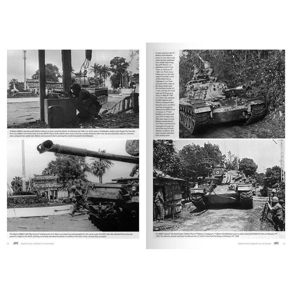 AK INTERACTIVE: American Armor In Vietnam. English. 244 pages. Hard cover. 197 Historic Images / 176 Color Profiles