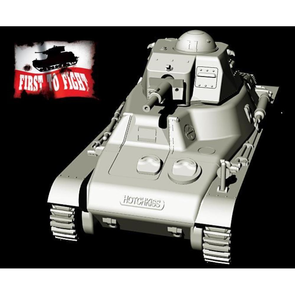 FIRST TO FIGHT: 1/72; Hotchkiss H35 with a 37 mm SA38 gun