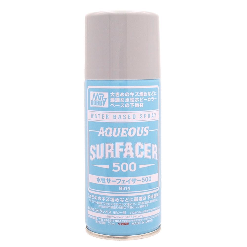 GUNZE: Mr. Finishing Aqueous Surfacer 500 Grey  (Spray)