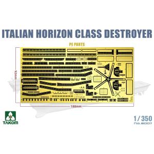 TAKOM MODEL: 1/350; Italian Horizon Class Destroyer D553 Andrea Doria / D554 Caio Duilio