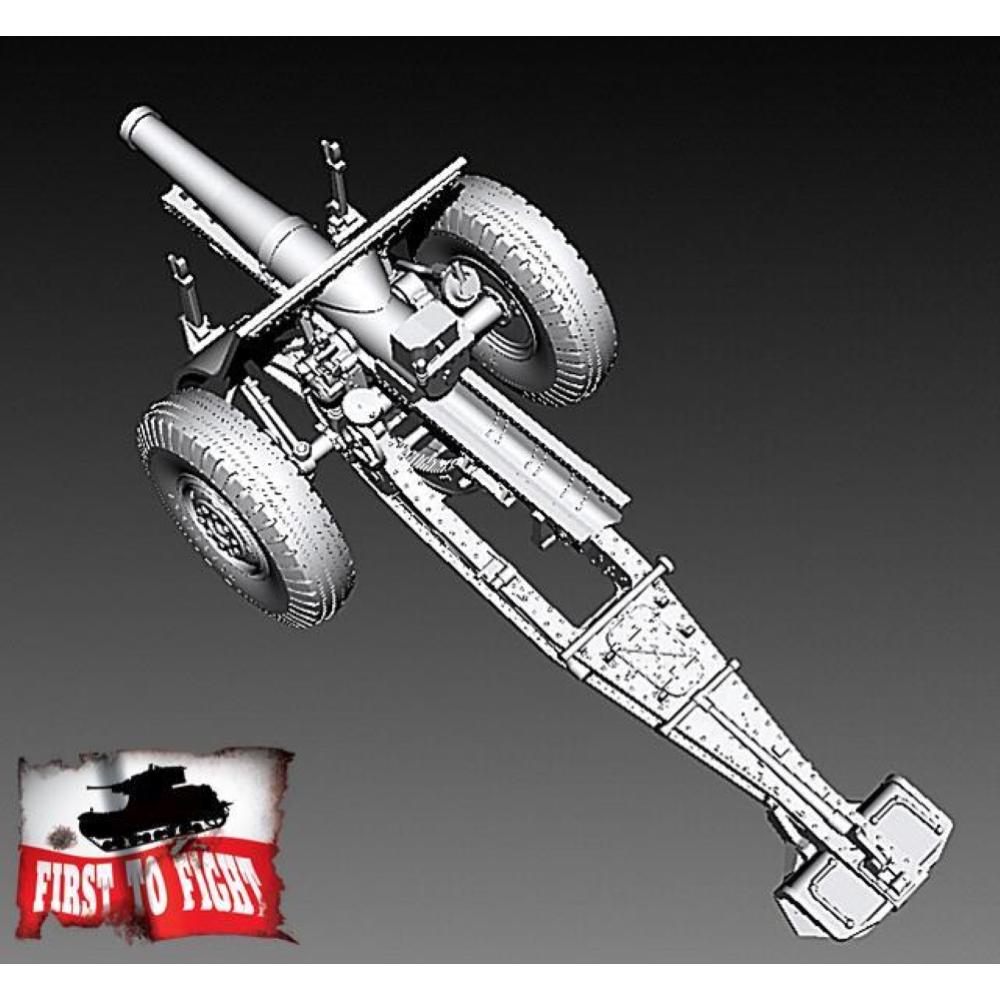 FIRST TO FIGHT: 1/72; Two-horse carriage for Bofors 37 mm wz.36