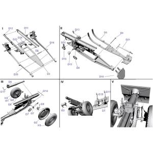 FIRST TO FIGHT: 1/72; Two-horse carriage for Bofors 37 mm wz.36