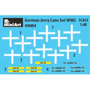 MINIART: 1/48 German Jerry Cans WWII