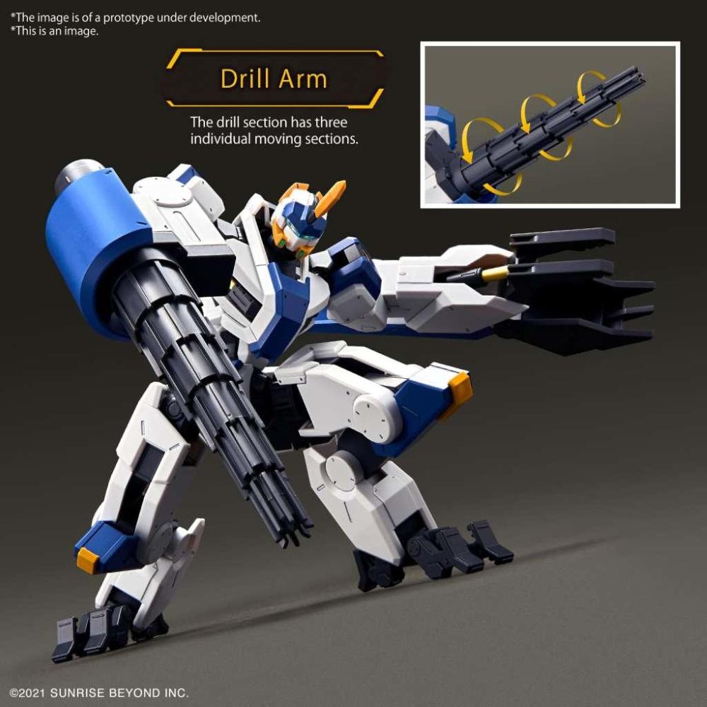 BANDAI: HG MAILES BYAKUCHI DRILL & CLAW ARM 1/72 (h=10cm.)