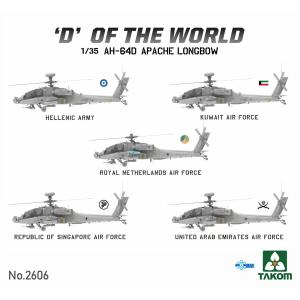 TAKOM MODEL: 1:35 D of the World AH-64D Attack Helicopter - LIMITED