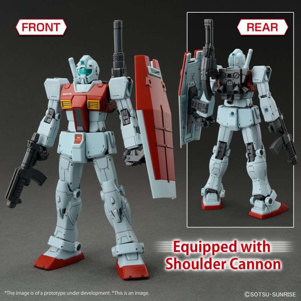 BANDAI: HG Gm Shoulder Cannon / Missile Pod 1/144 (H=13 cm)