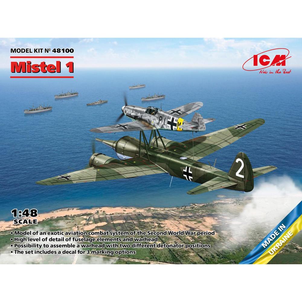 ICM: 1/48 Mistel 1, WWII German Composite Aircraft