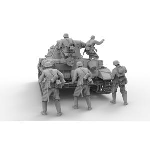 BORDER MODEL: 1/35; WW2 German Tank Desant Troops