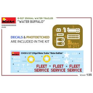 MINIART: 1/35 G-527 250gal Water Trailer Water Buffalo"""