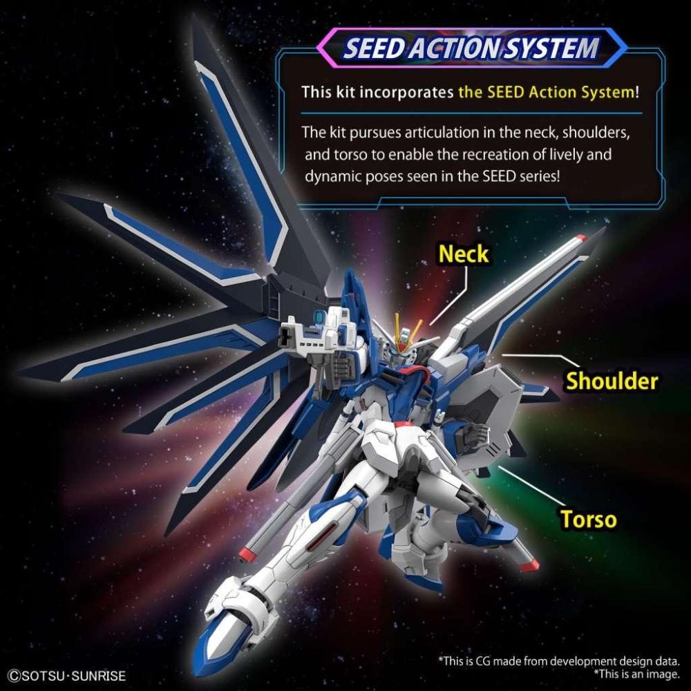 BANDAI: HG Gundam Rising Freedom 1/144 (h=13 cm.)