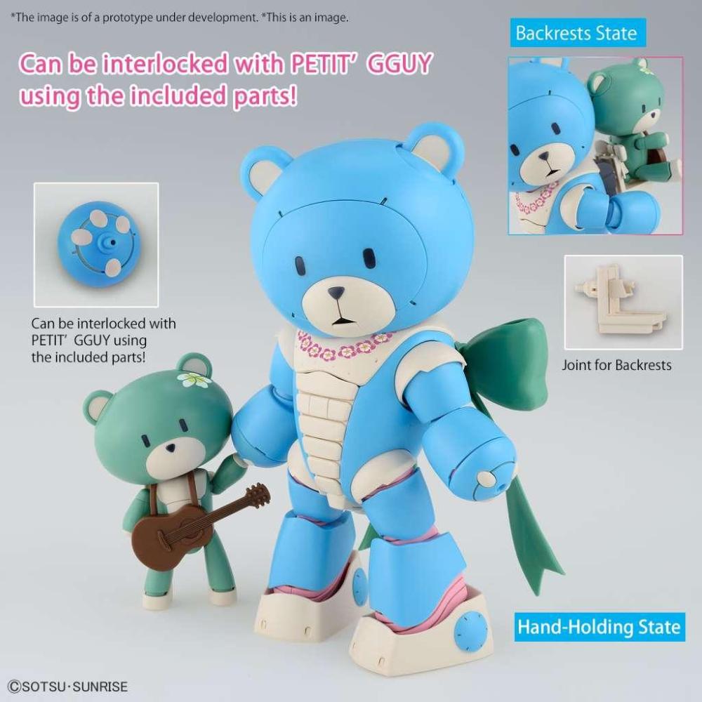 BANDAI: HG Beargguy Ohana & Aloharo Set 1/144 (h=13,0 cm.)