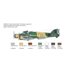 ITALERI: 1/72 SM-79 Sparviero Bomber version