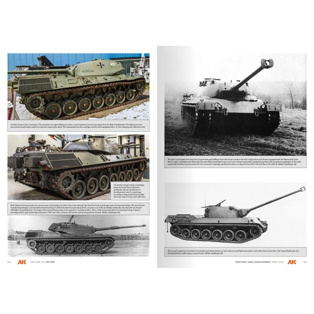 AK INTERACTIVE: The Age Of The Mainbattle Tank Historic Military Book With Numerous Photos And 220 Profiles. English. 304 Pages. Hard Cover. Limited Edition