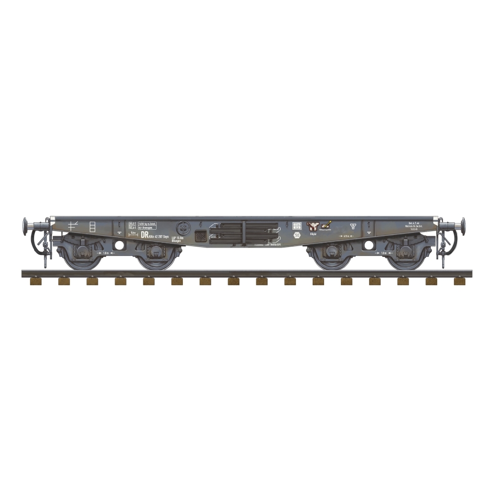 AK INTERACTIVE: 1/35; German Railway Schwerer Plattformwagen Type SSYS