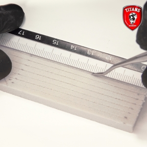 TITANS HOBBY: "The Wall" - special high density foam, thickness 15 mm. - sheet 35x25 cm