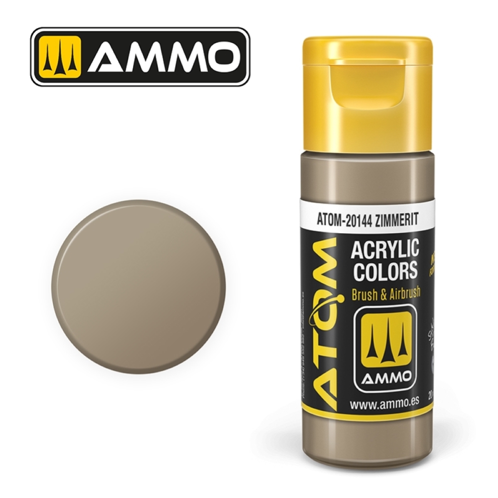 ATOM by Ammo of Mig COLOR Zimmerit , pittura acrilica da 20ml