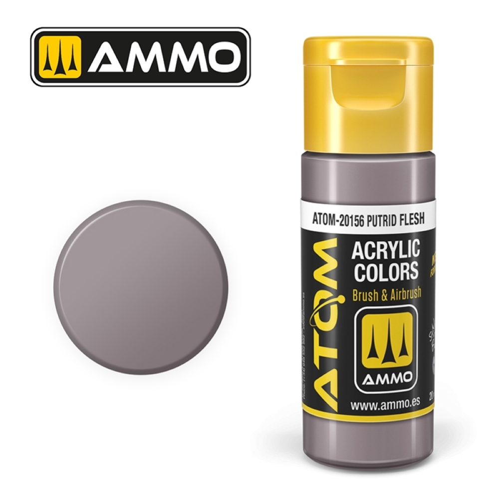 ATOM by Ammo of Mig COLOR Putrid Flesh , pittura acrilica da 20ml