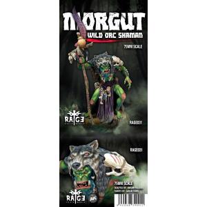 RAGE: Morgut Wild Orc Shaman 75MM 