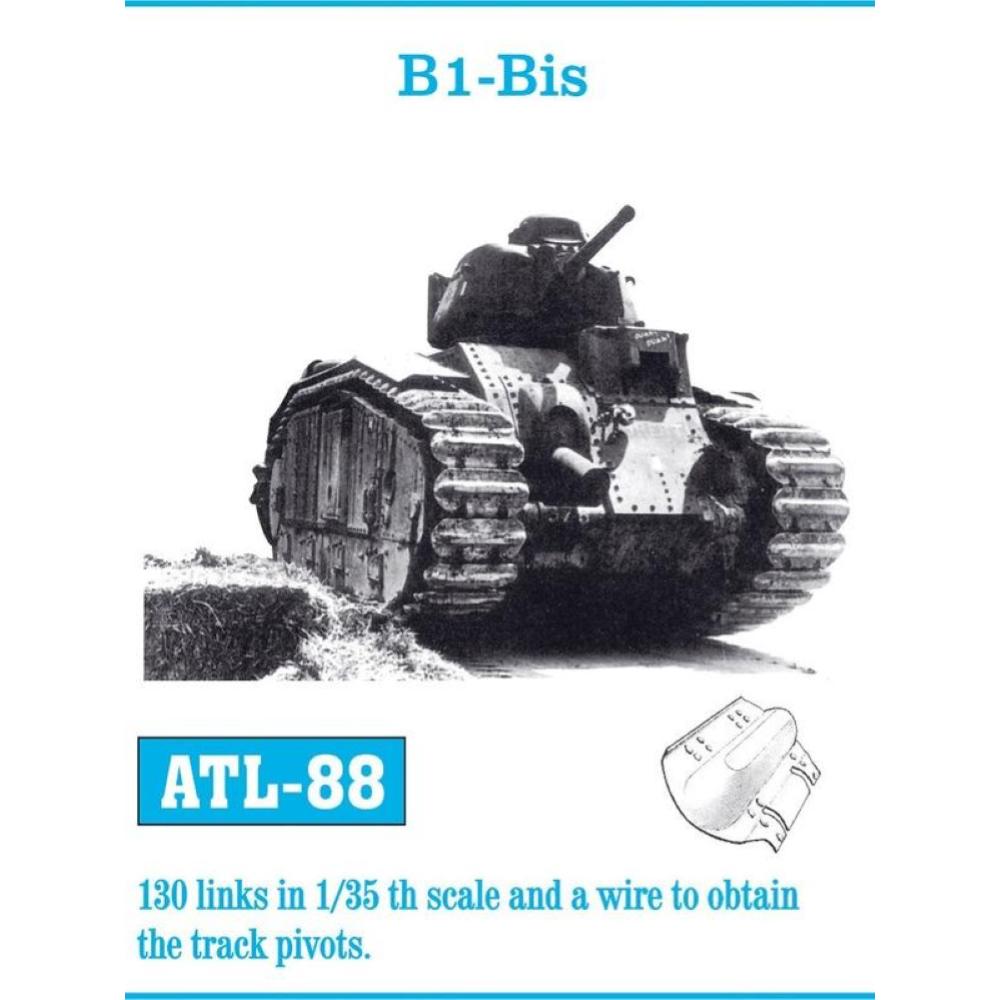 Friulmodel: set of 1/35 scale individual metal tracks for B1-Bis