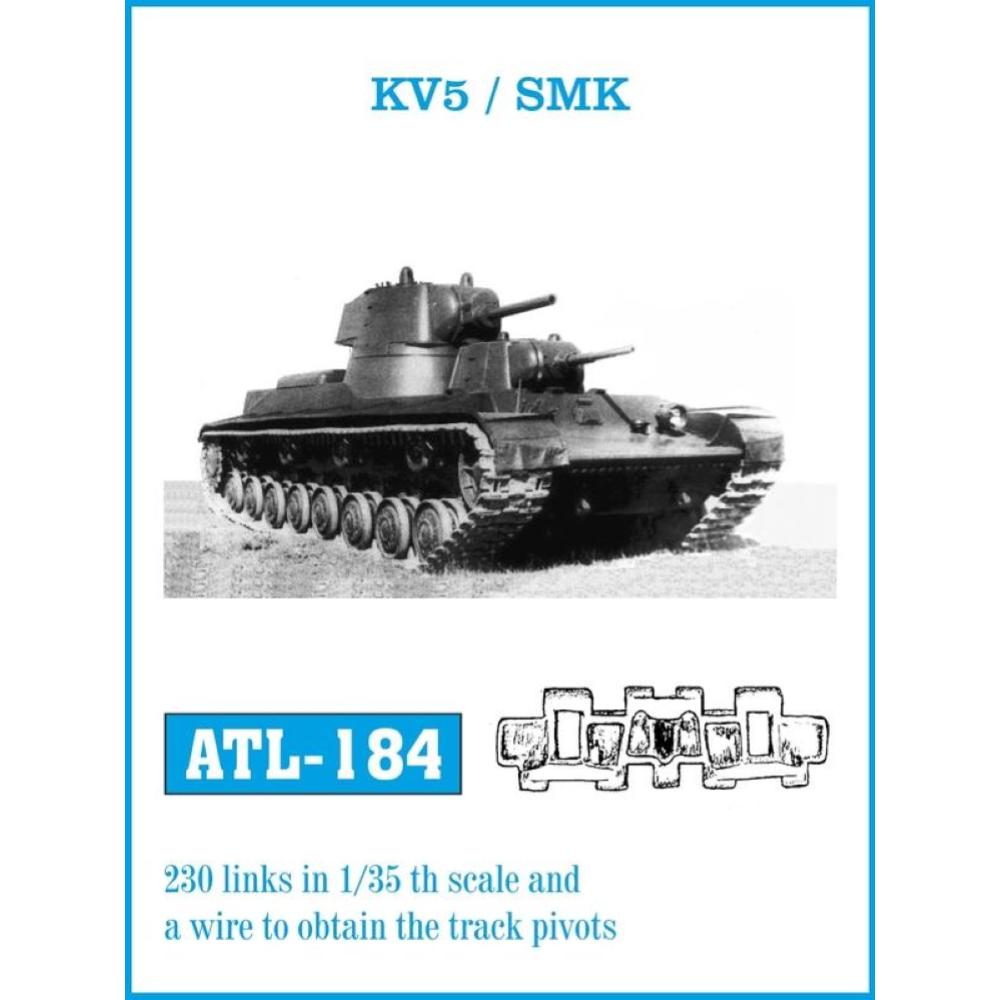 Friulmodel: set of 1/35 scale individual metal tracks for KV 5 / SMK25,25