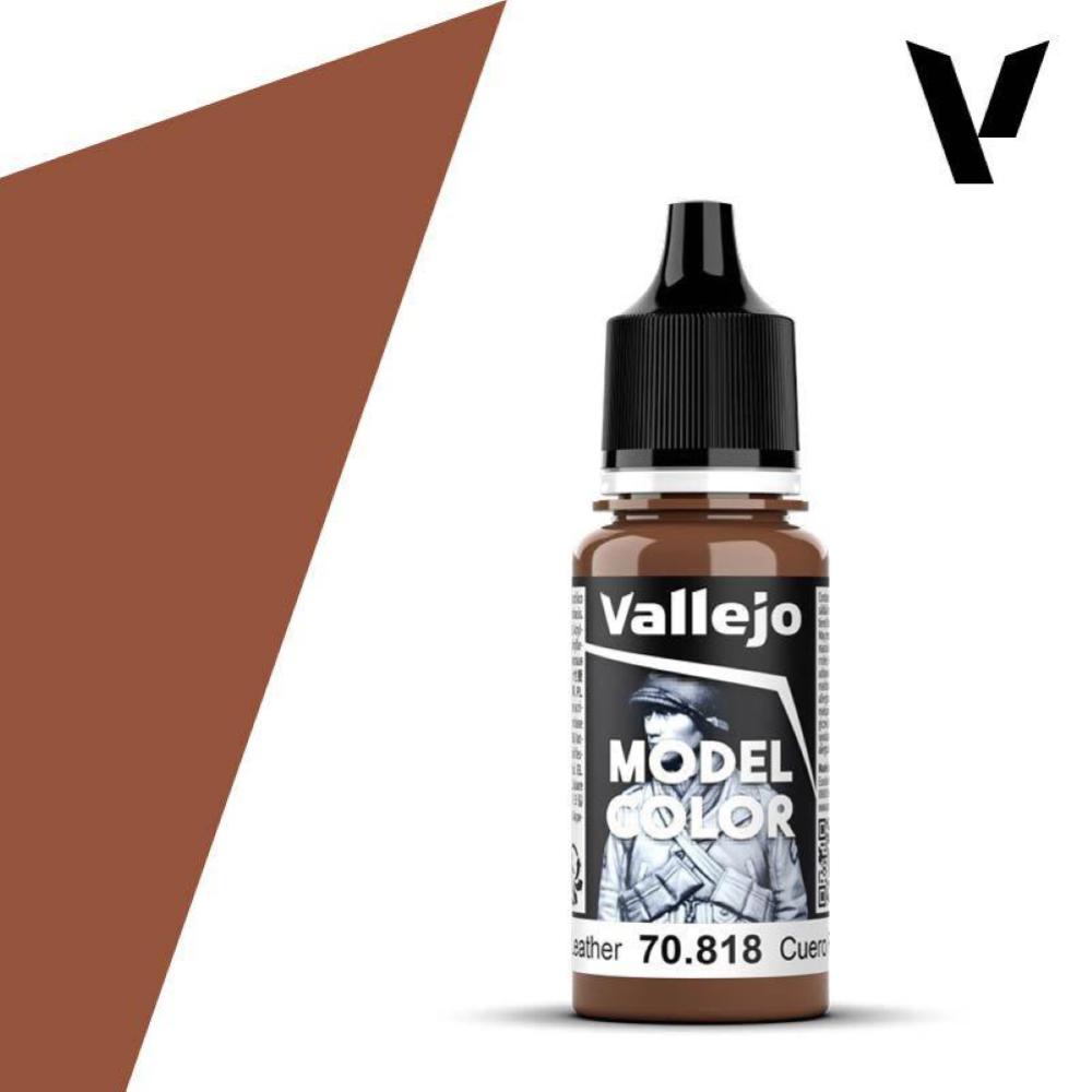 Vallejo Model Color Matt 161 - Red Leather 18 ml