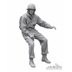 Jason Studio: 1/16; U.S. M8 Greyhound driver's assistant figure