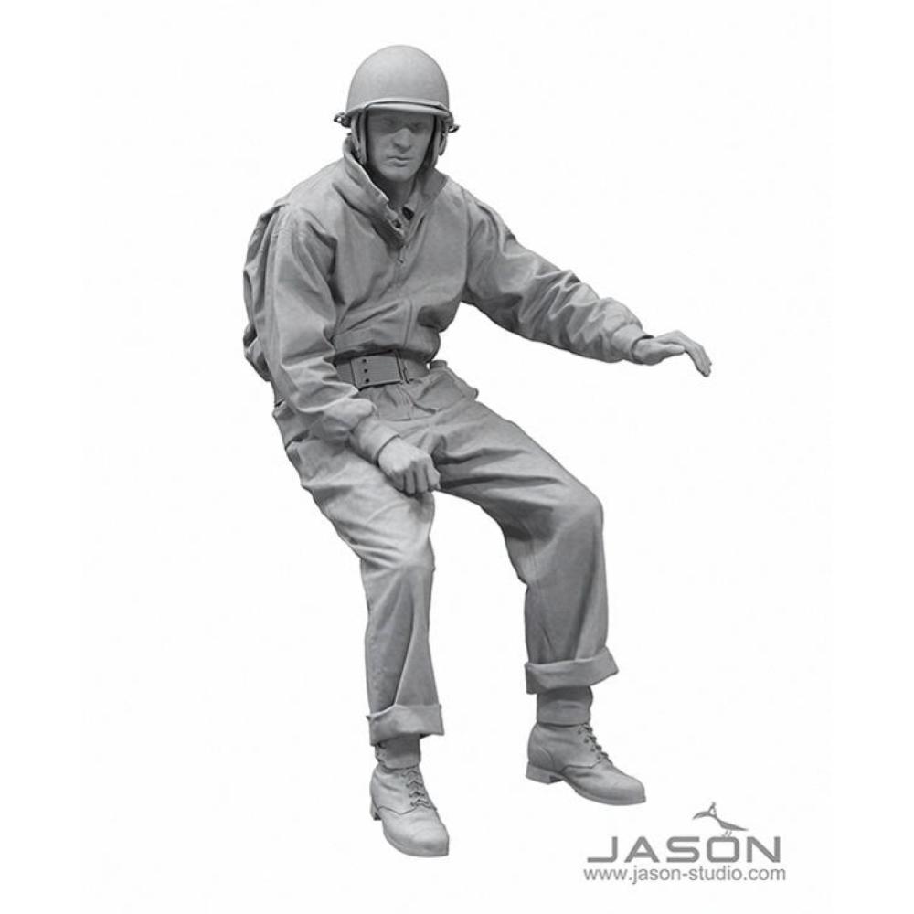 Jason Studio: 1/16; U.S. M8 Greyhound driver's assistant figure
