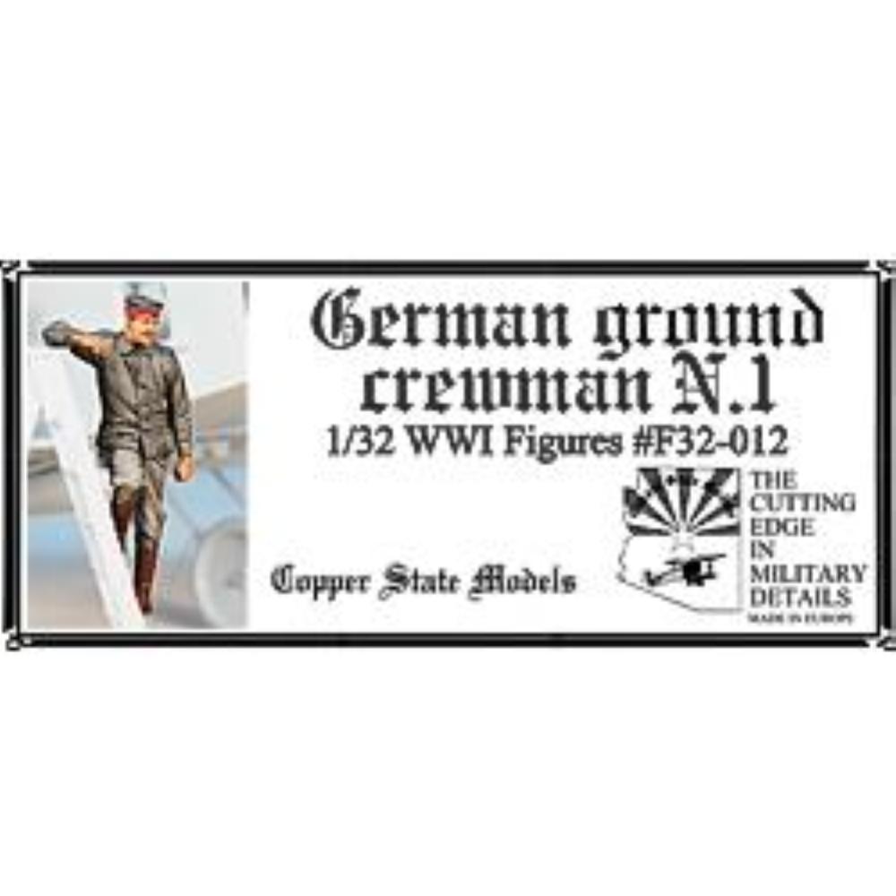 Copper State Models: 1/32; German ground crewman N.1