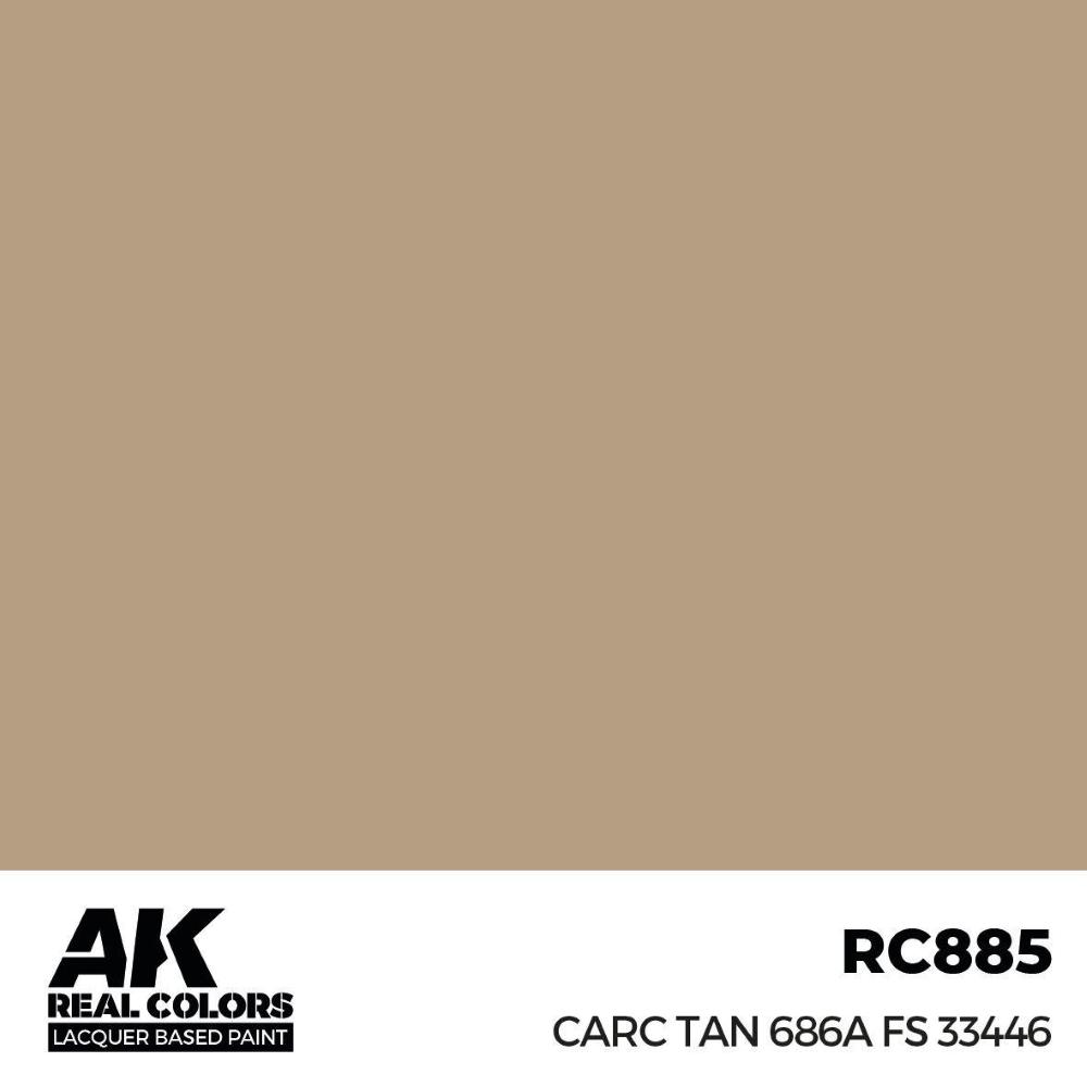 AK INTERACTIVE: Real Colors CARC Tan 686A FS 33446 17 ml.