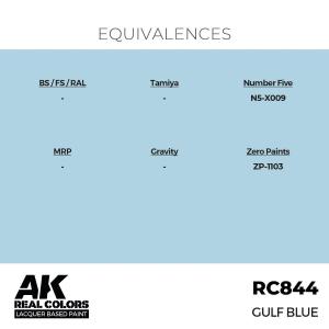 AK INTERACTIVE: Real Colors GULF Blue 17 ml.