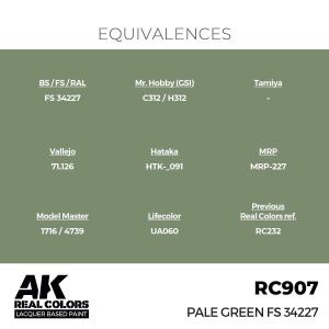 AK INTERACTIVE: Real Colors Pale Green FS 34227 17 ml.
