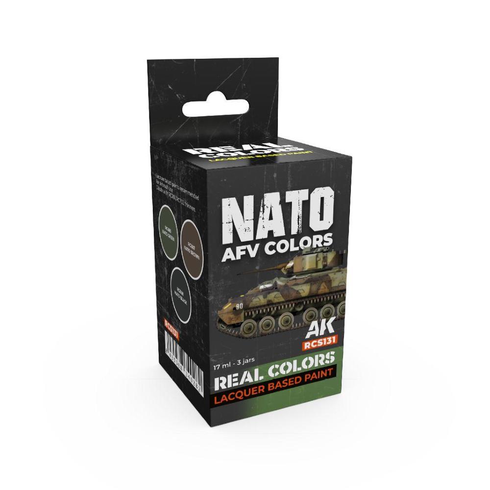 AK INTERACTIVE: Real Colors NATO AFV Colors SET