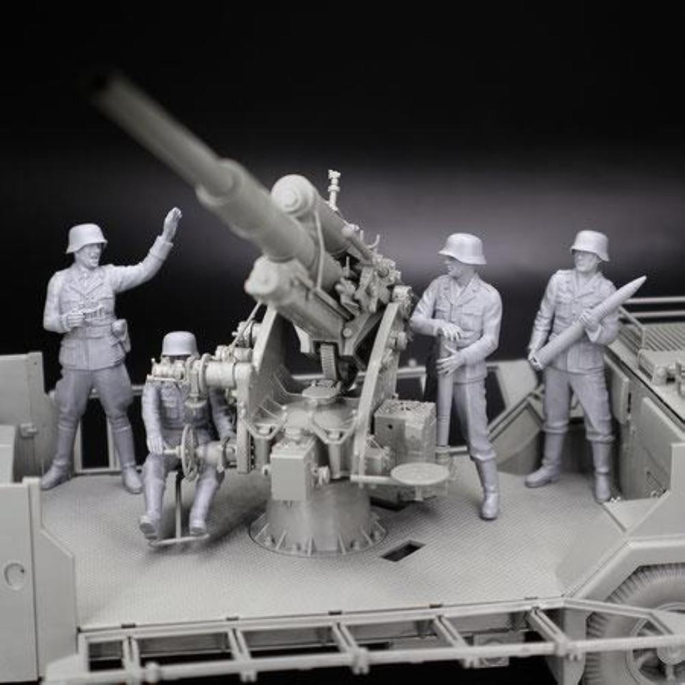 DAS WERK: 1/35; DW35038 German WW2 8.8 cm Flak Crew
