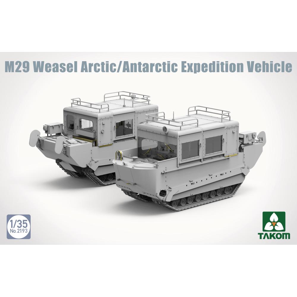 TAKOM MODEL: 1:35 M29 Weasel Arctic/Antarctic Expedition Vehicle