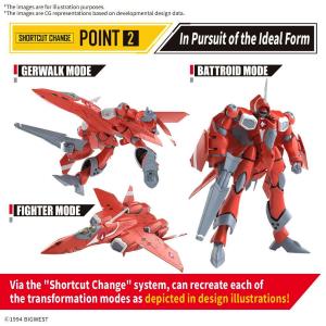 BANDAI: HG VF-22S STURMVOGEL II MILIA FARINA JENIUS USE (12cm)