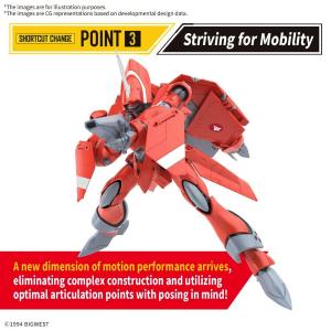 BANDAI: HG VF-22S STURMVOGEL II MILIA FARINA JENIUS USE (12cm)