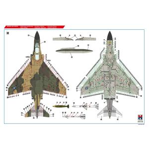 Hobby 2000: 1/48; F-4D Phantom II - Vietnam Aces vol.2 (Academy + Cartograf + Masks)