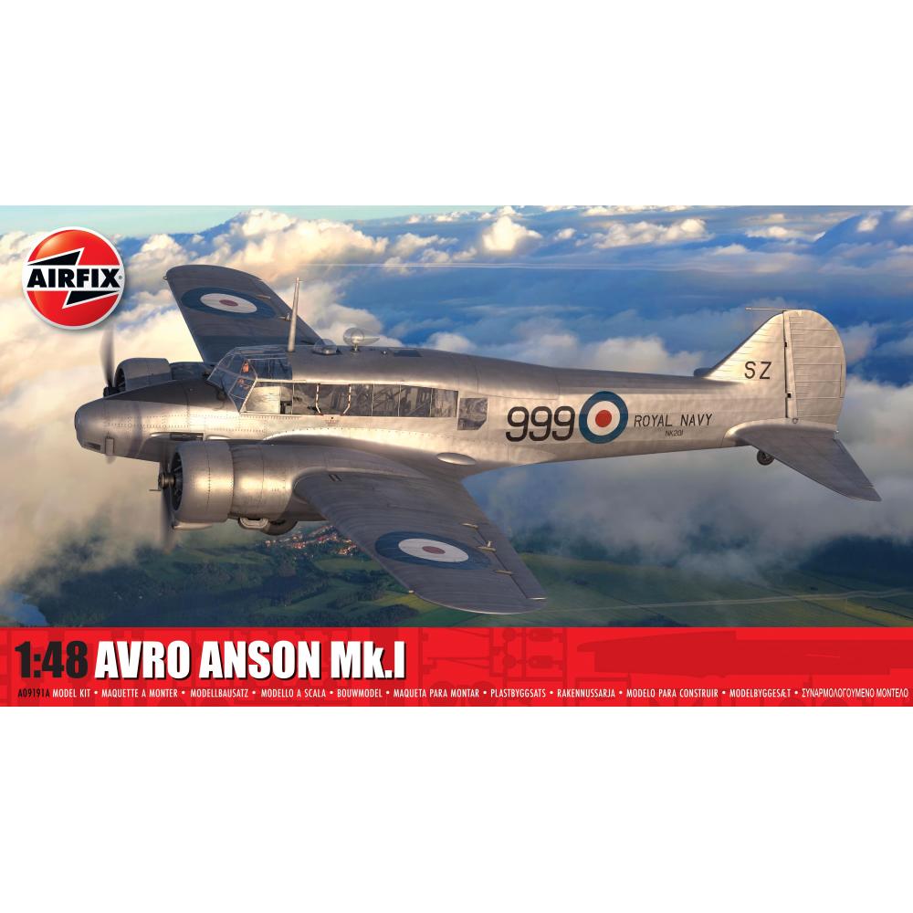 Airfix: 1:48 Scale - Avro Anson Mk.I