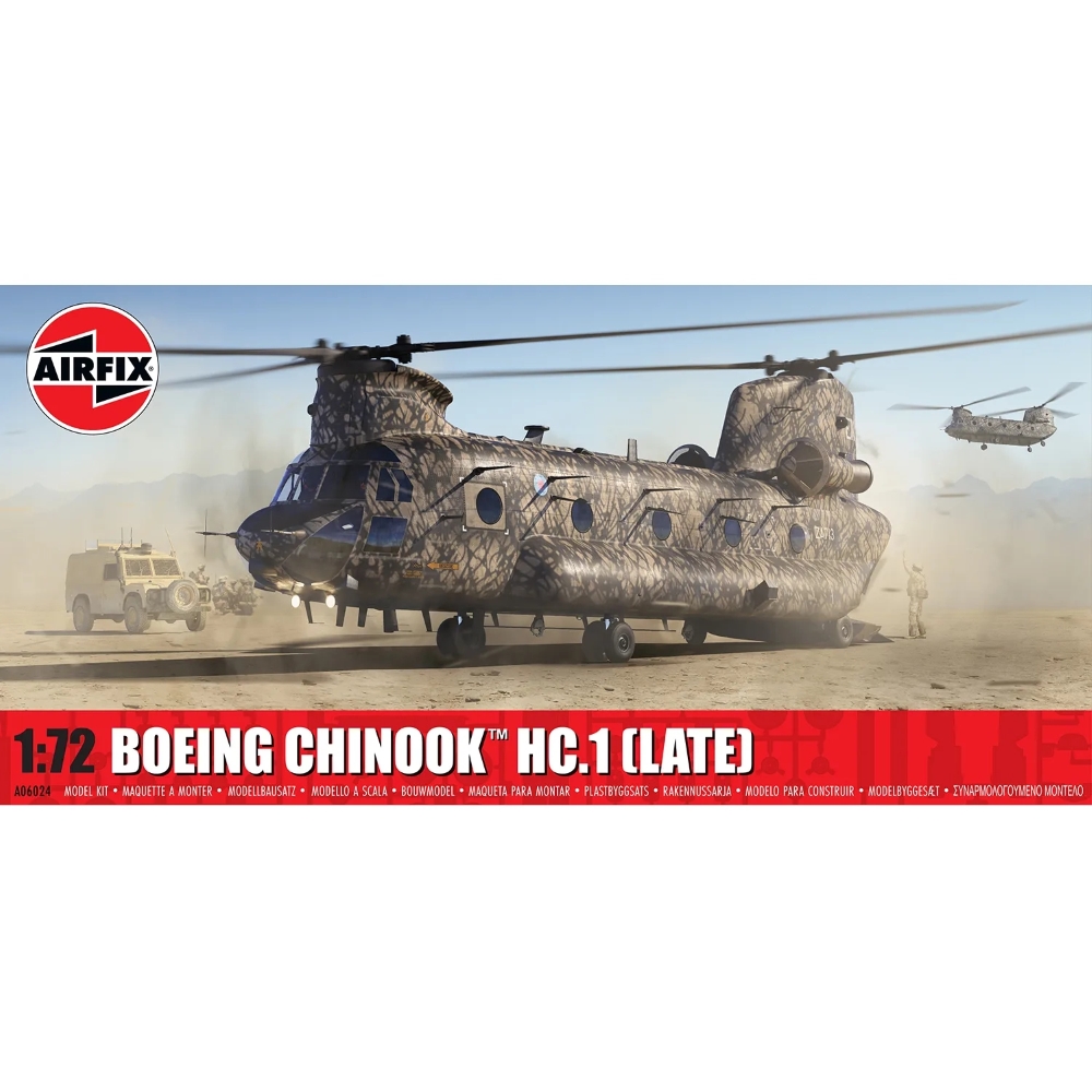 AIRFIX: 1:72 Scale Boeing Chinook HC.1 (Late)