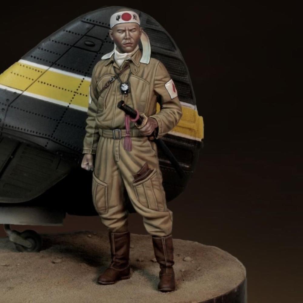 Royal Model: 1/48; Pilota giapponese della seconda guerra mondiale