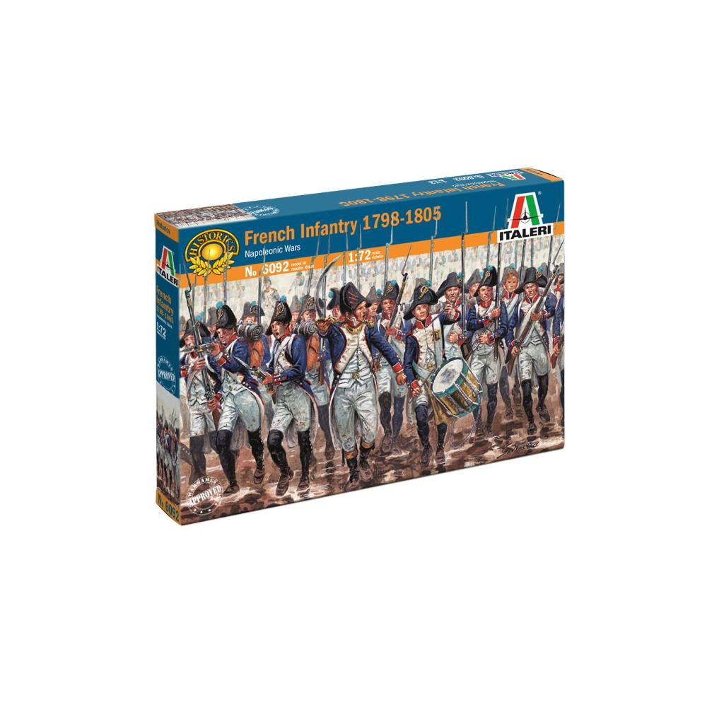 ITALERI: 1/72; NAPOLEONIC WARS FRENCH INFANTRY 1800-05